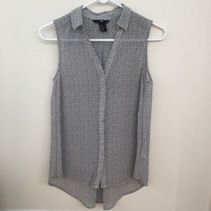 H&M Black & White Top